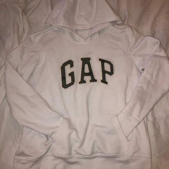 ⚡️GAP Logo Hoodie Sweatshirt Camo + White Y2K 90’s Vintage Retro Casual Top | M - Picture 6 of 6